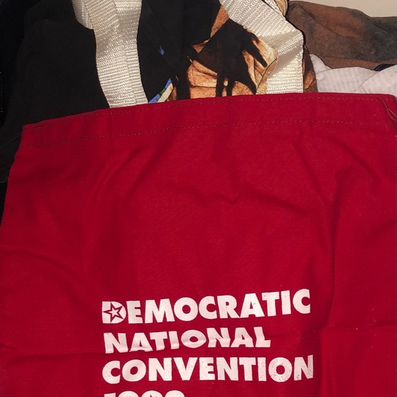VINTAGE- CNN STAFF Bag Circa 1992 dem convention - Picture 3 of 4